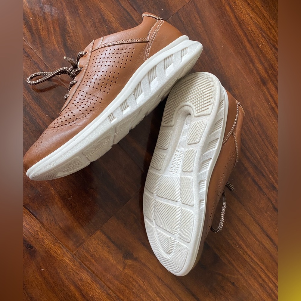Johnston & Murphy Kids Activate U-Throat Leather Sneakers - Size 13M